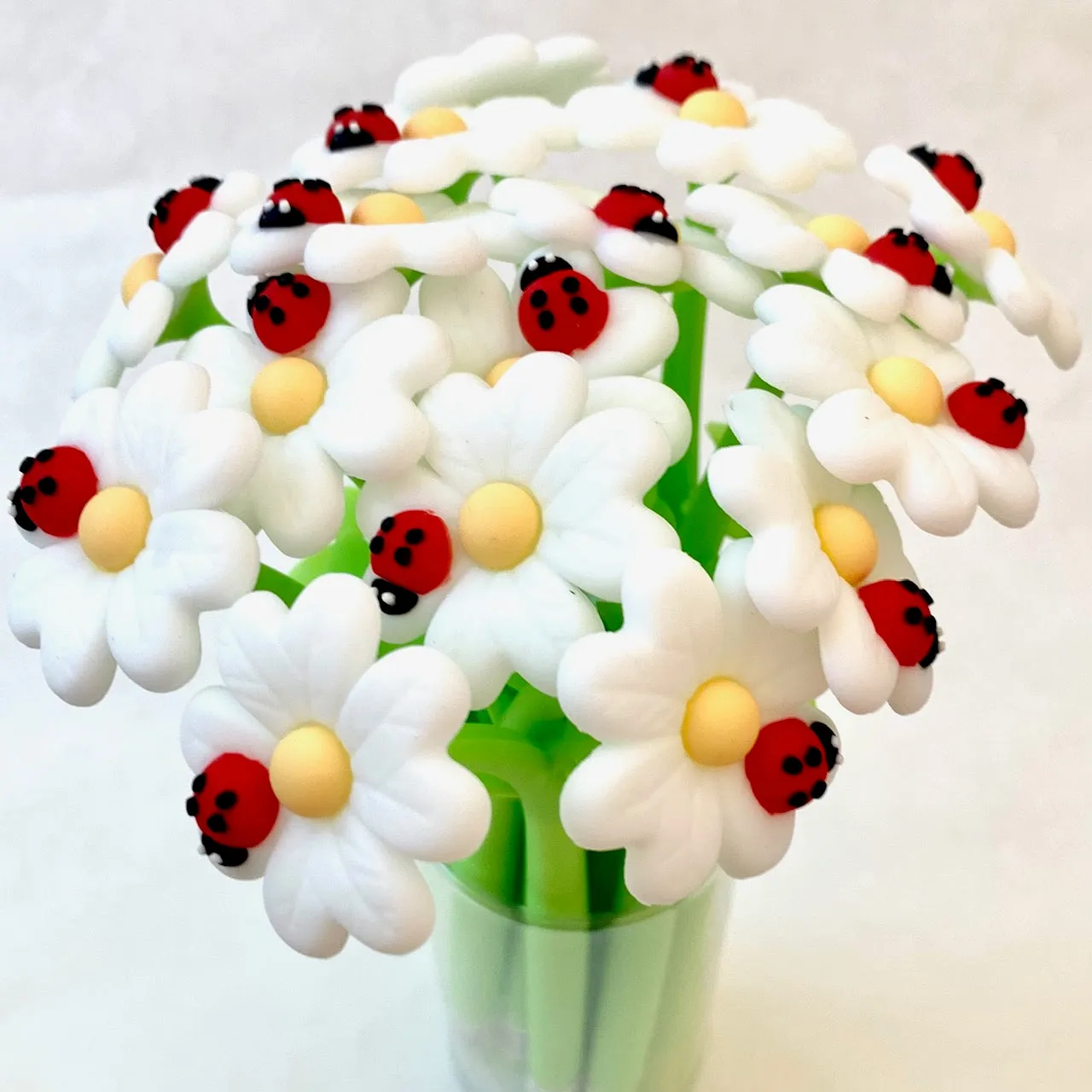 22430 LADYBUG DAISY FLOWER WIGGLE GEL PEN-48