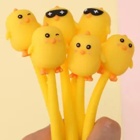 22499 CUTE CHICKS WIGGLE GEL PEN-48