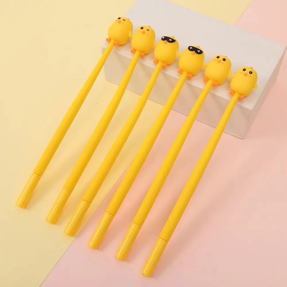 22499 CUTE CHICKS WIGGLE GEL PEN-48