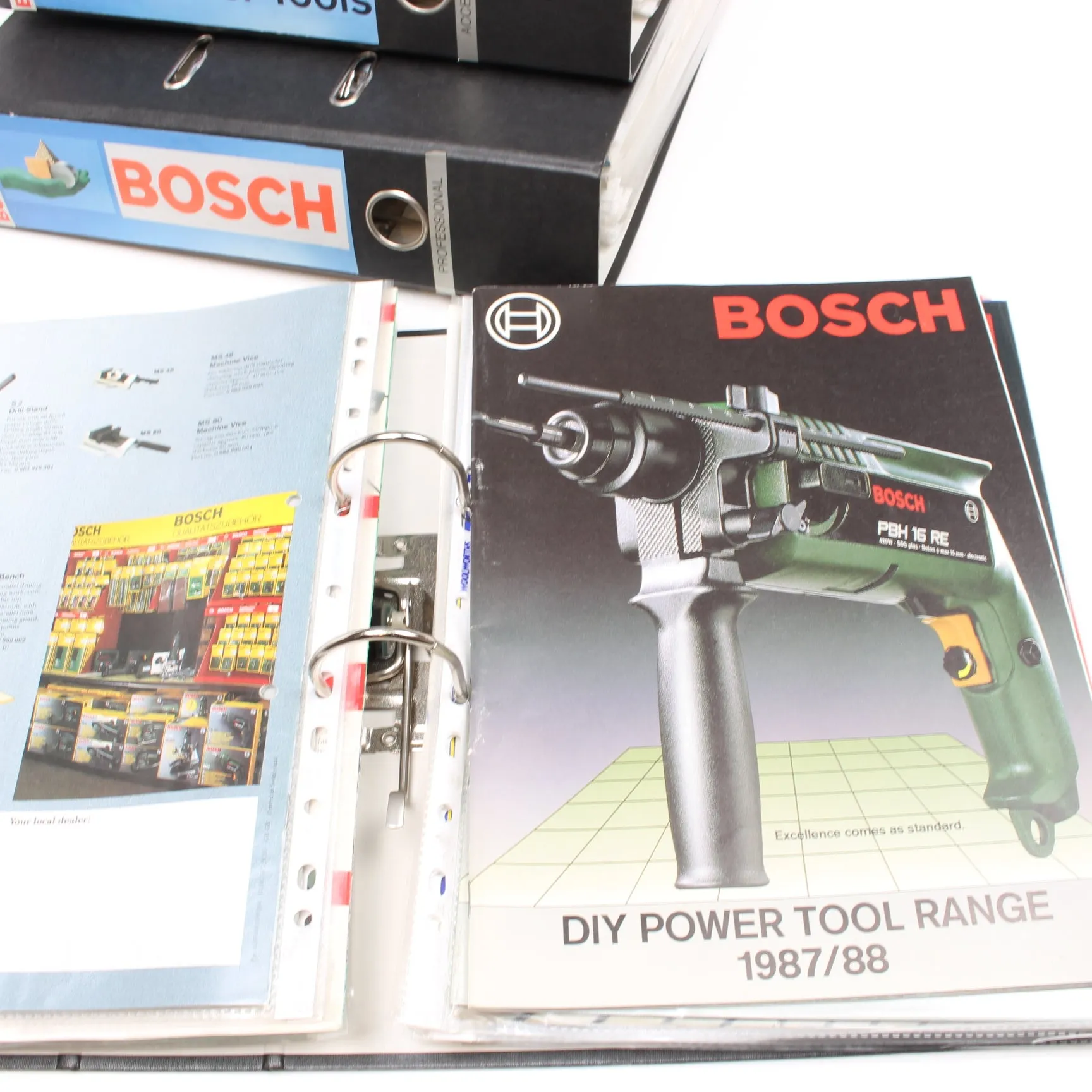 3x Folders Of Bosch Brochures, Price Lists etc.