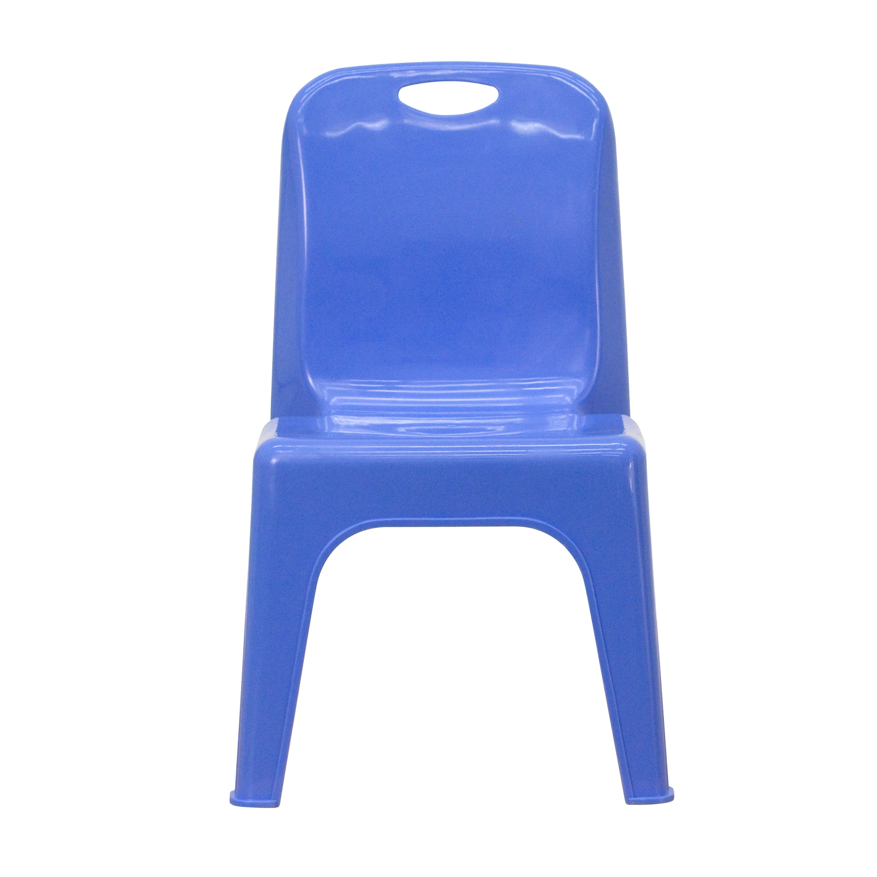 4PK Blue Plastic Stack Chair 4-YU-YCX4-011-BLUE-GG