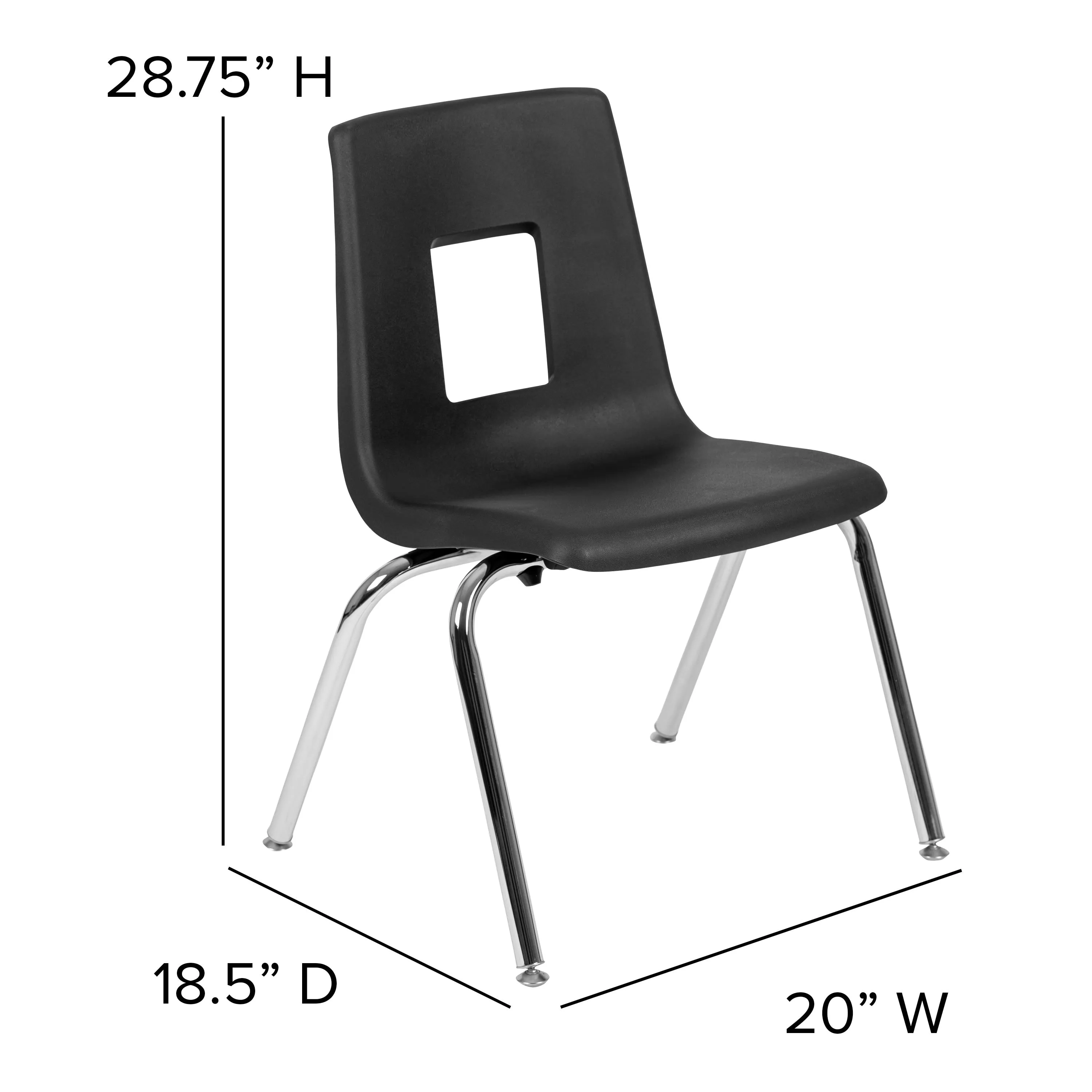 Advantage Student Stack School Chair - 16-inch