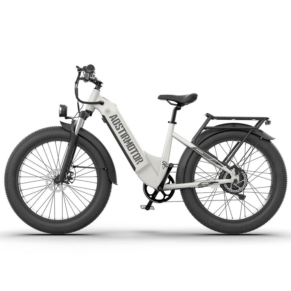 Aostirmotor Queen 1000W 52V All Terrain Step-Thru  Fat Tire Electric Bike