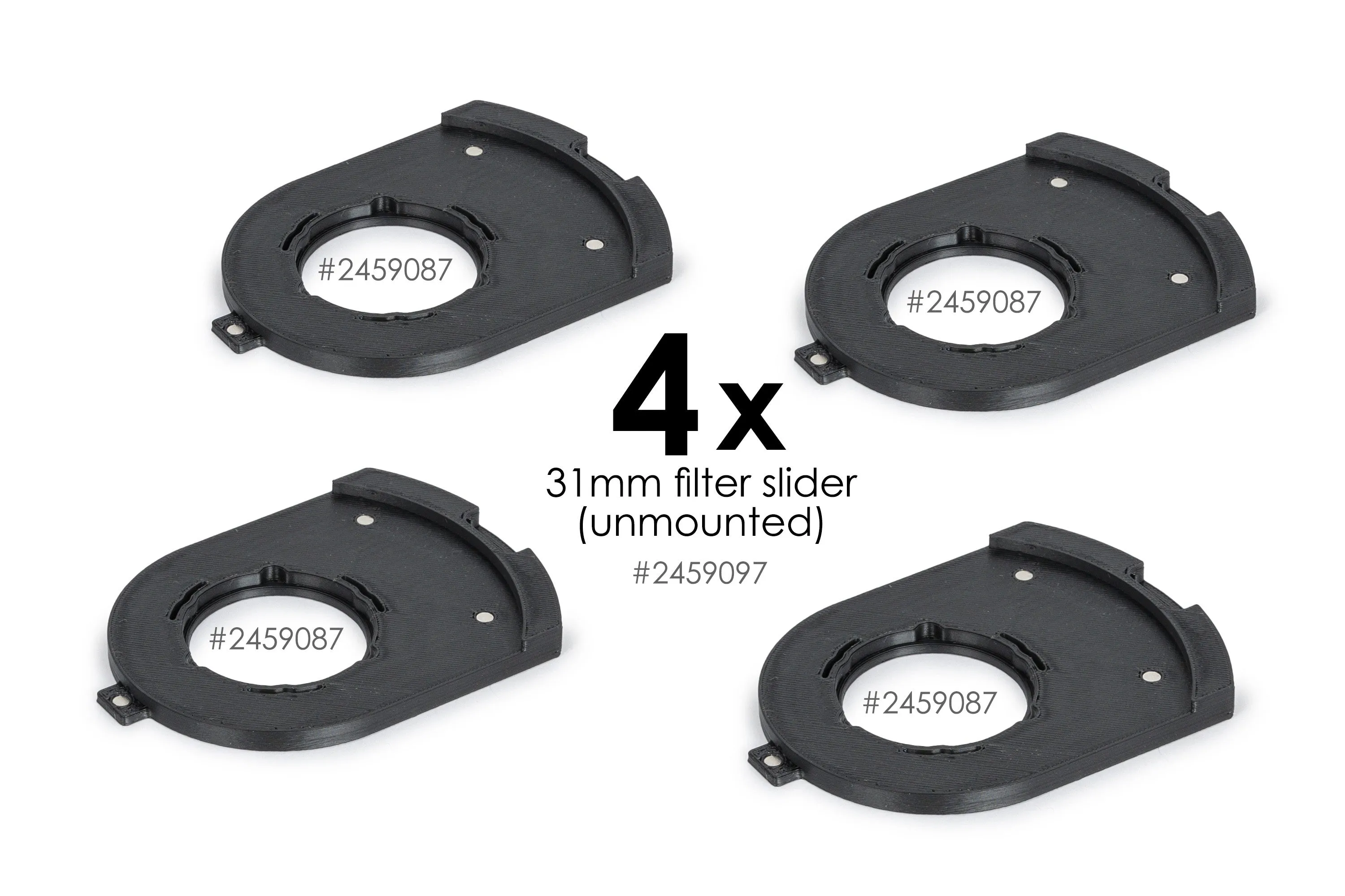 Baader 31mm Filter Slider for Unmounted 31x2mm Filter - Set of 4