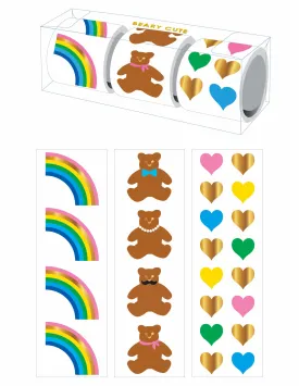 Beary Cute Three-Roll Sticker Gift Box