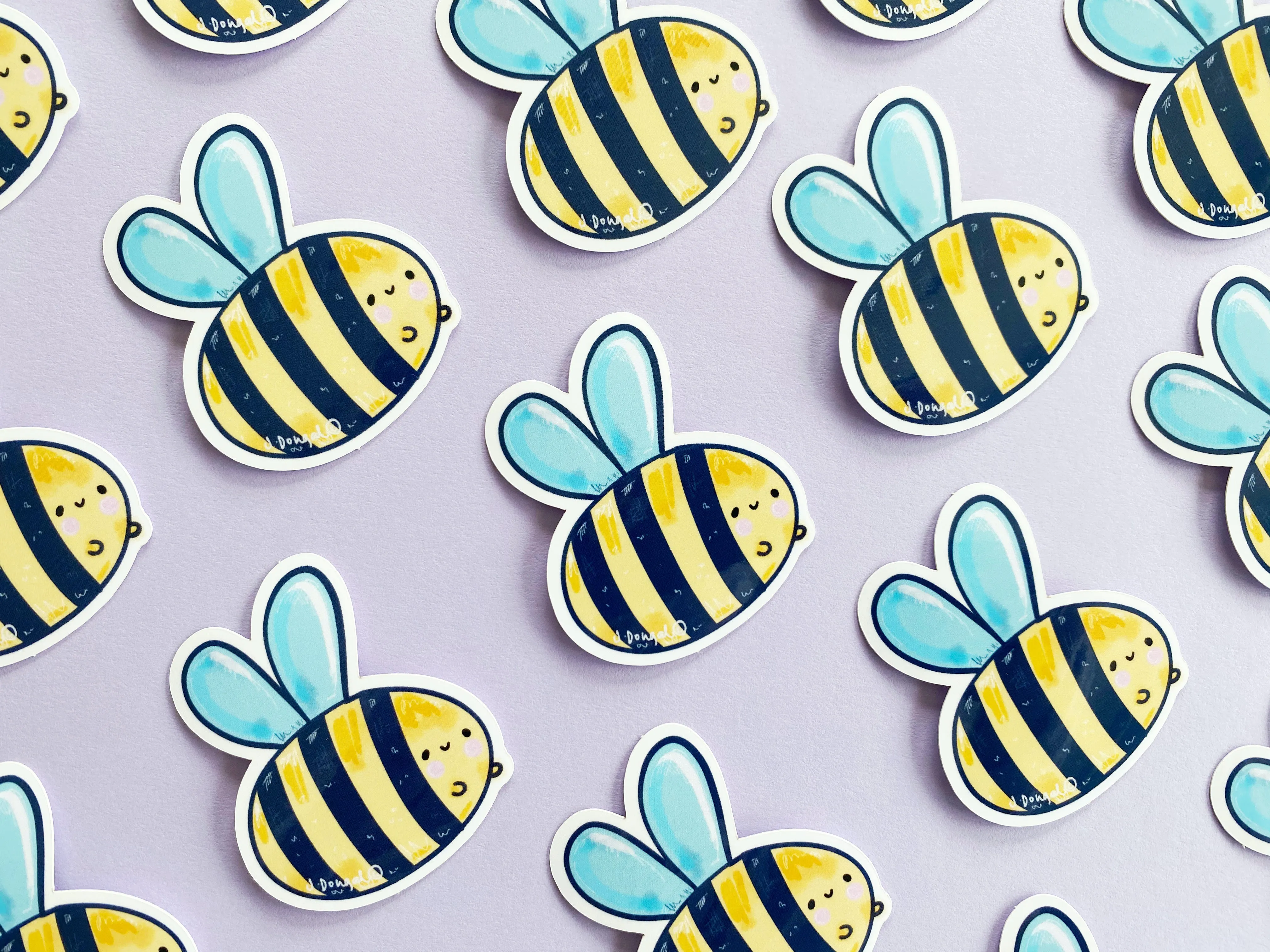 Bee Icon Sticker