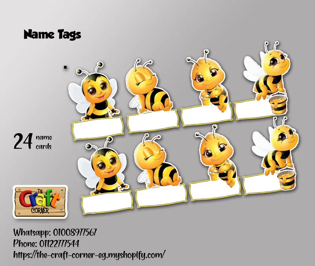 Bees Welcome Board Set