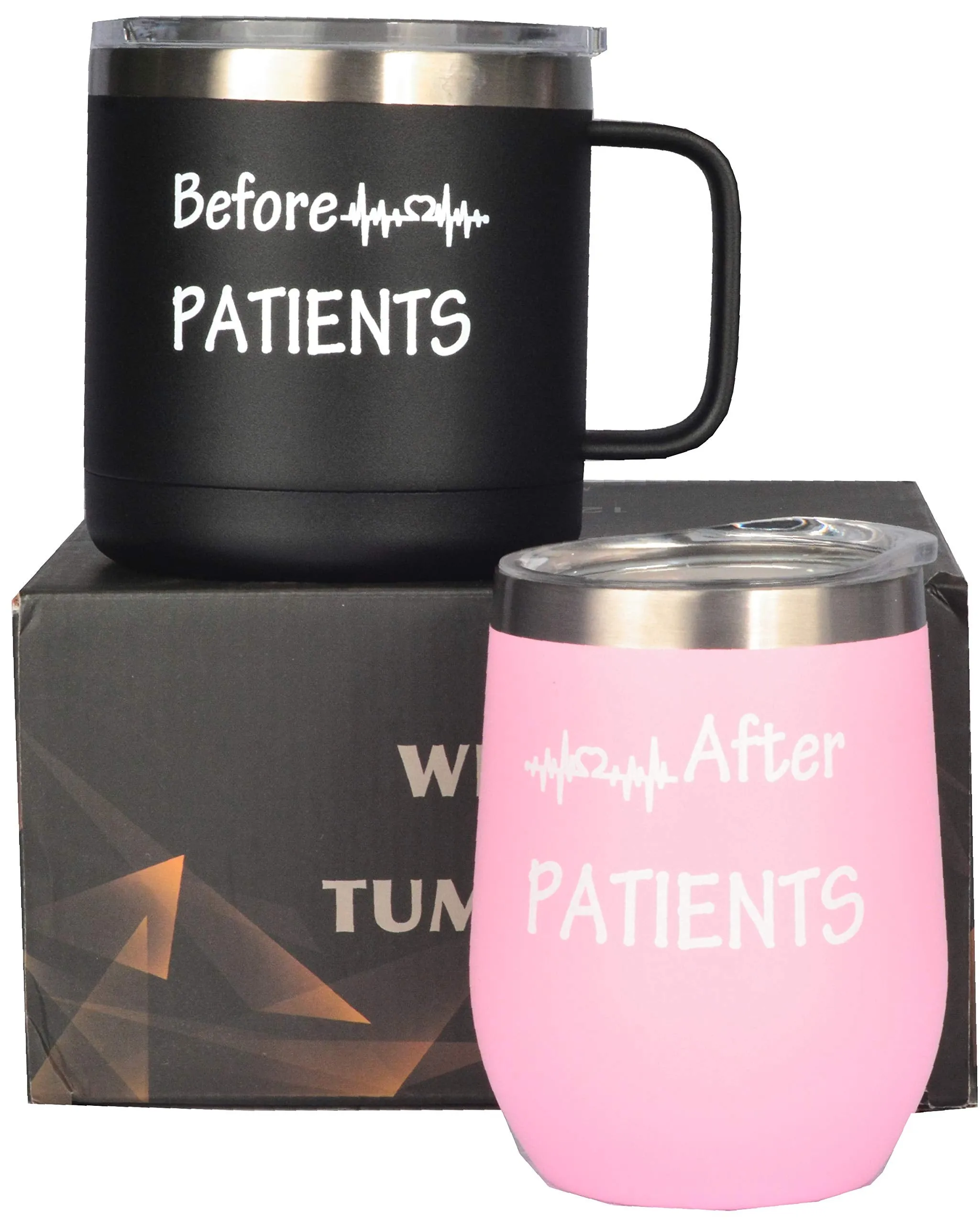 Before Patients After Patients Coffee Mug Tumbler, Graduation Gifts For Doctors Dentist