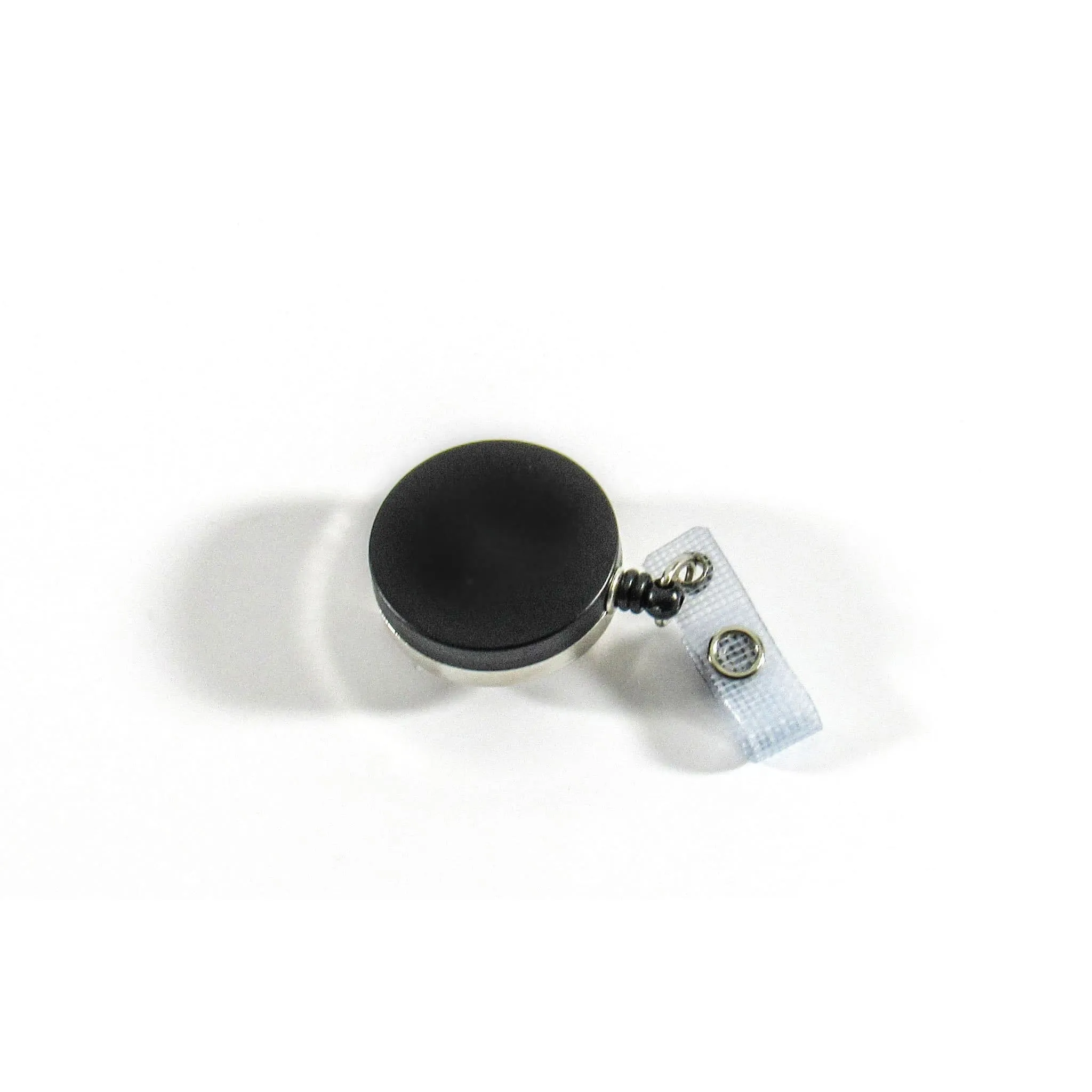 Black Heavy Duty Retractable Badge Reel Yo-Yo (Packs of 10)