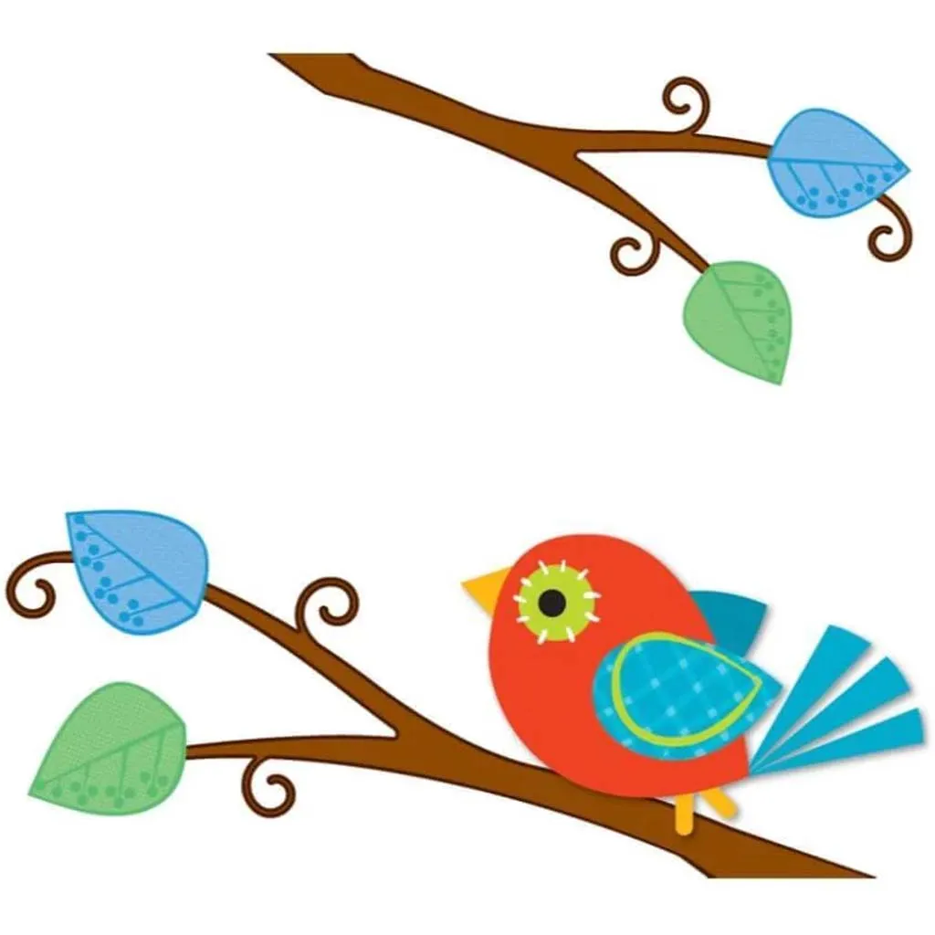 Boho Birds Name Tags