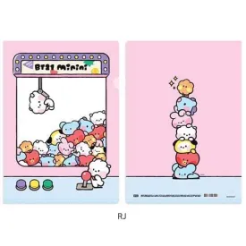 BT21 Minini Claw Machine Plastic File Folders