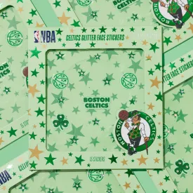 Celtics Glitter Face Stickers