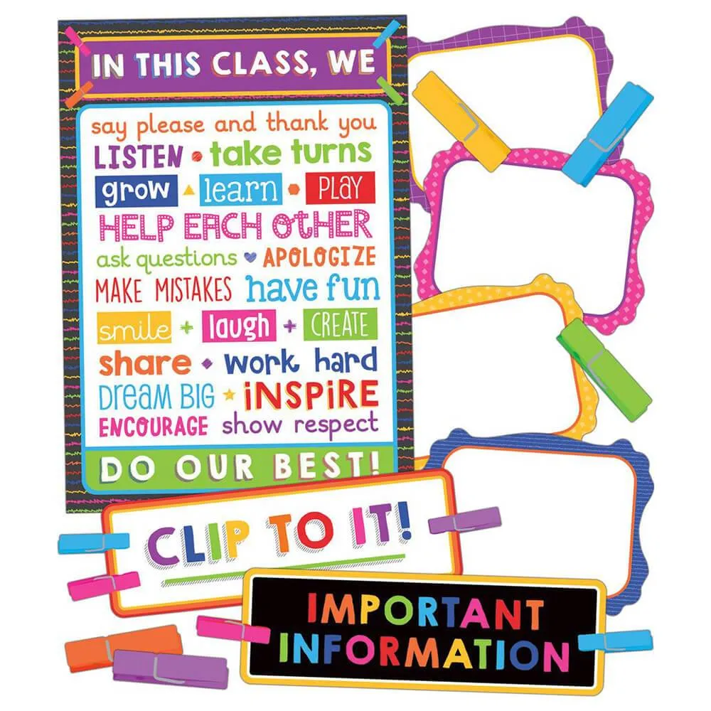 Clip Chart Classroom Management Bulletin Board Set