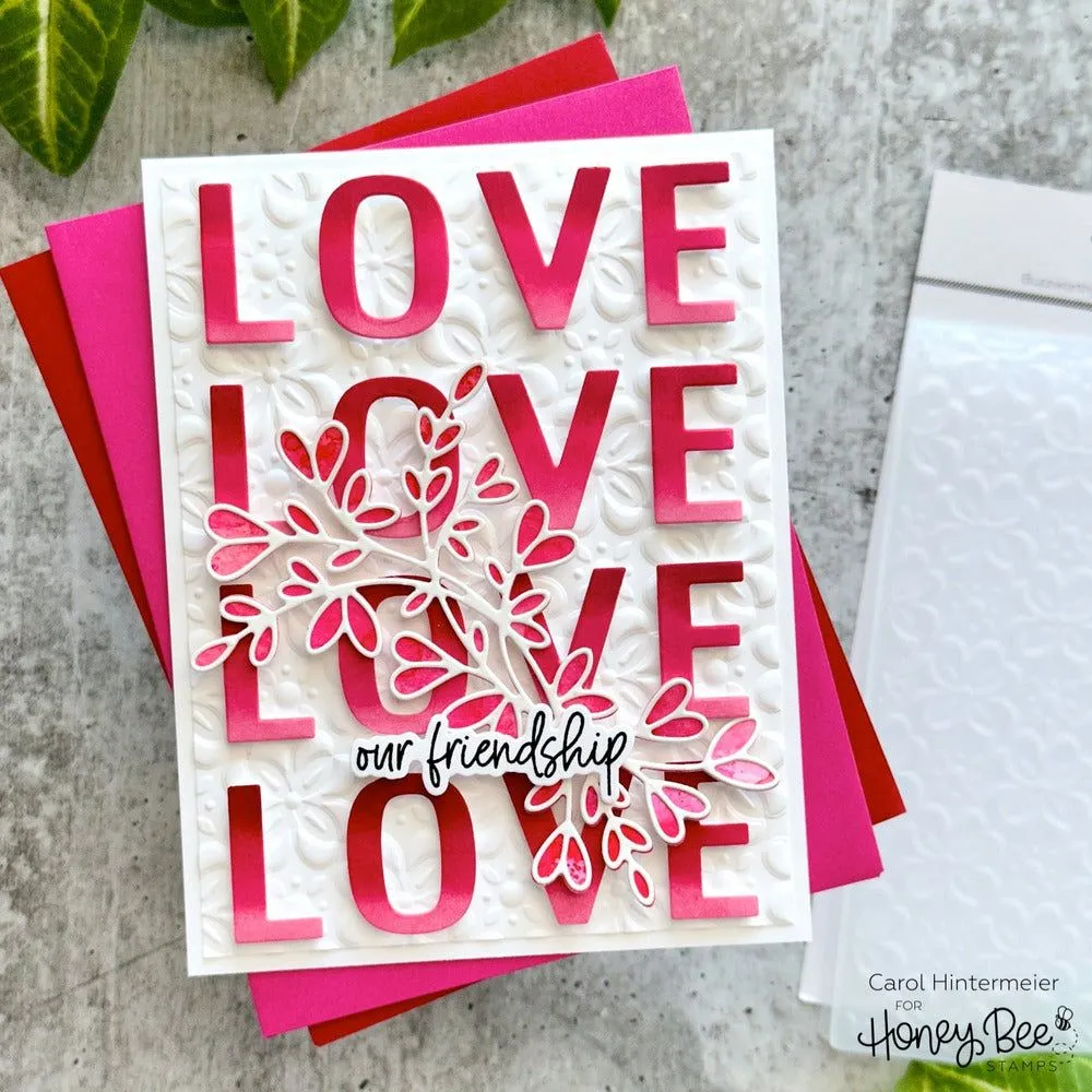 Clover Petals - 3D Embossing Folder