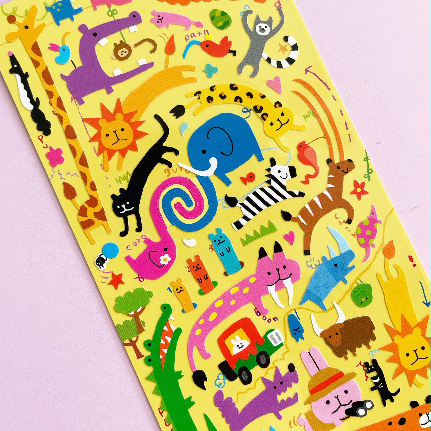 Colorful Animal Stickers