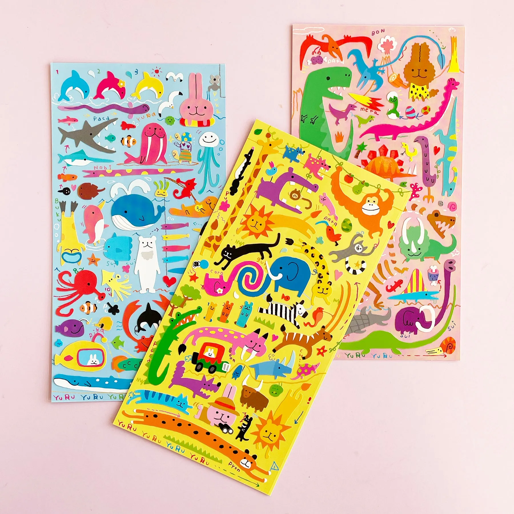 Colorful Animal Stickers