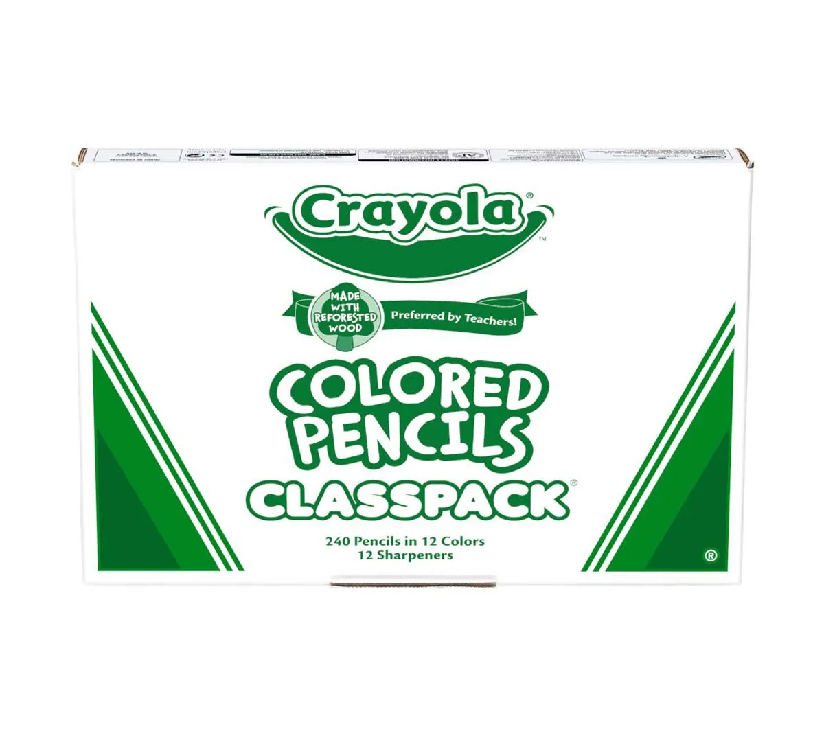 Crayola Colored Pencil Classpack, 12 Colors, 240 Count (Crayola)