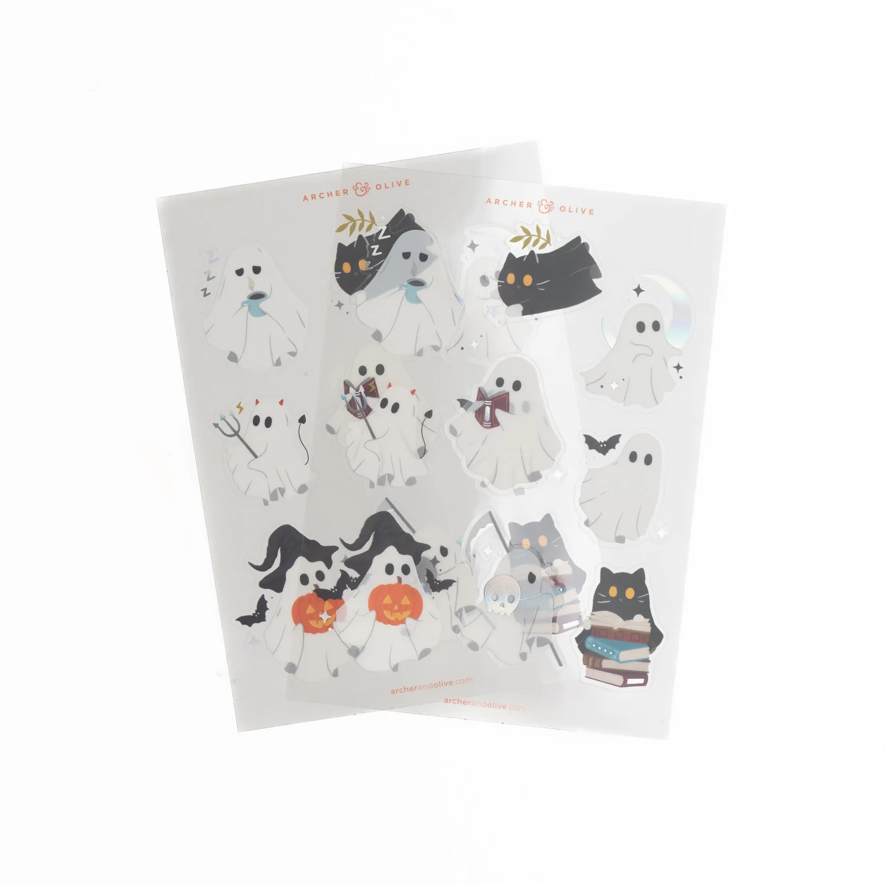 Cute Ghost Sticker Set