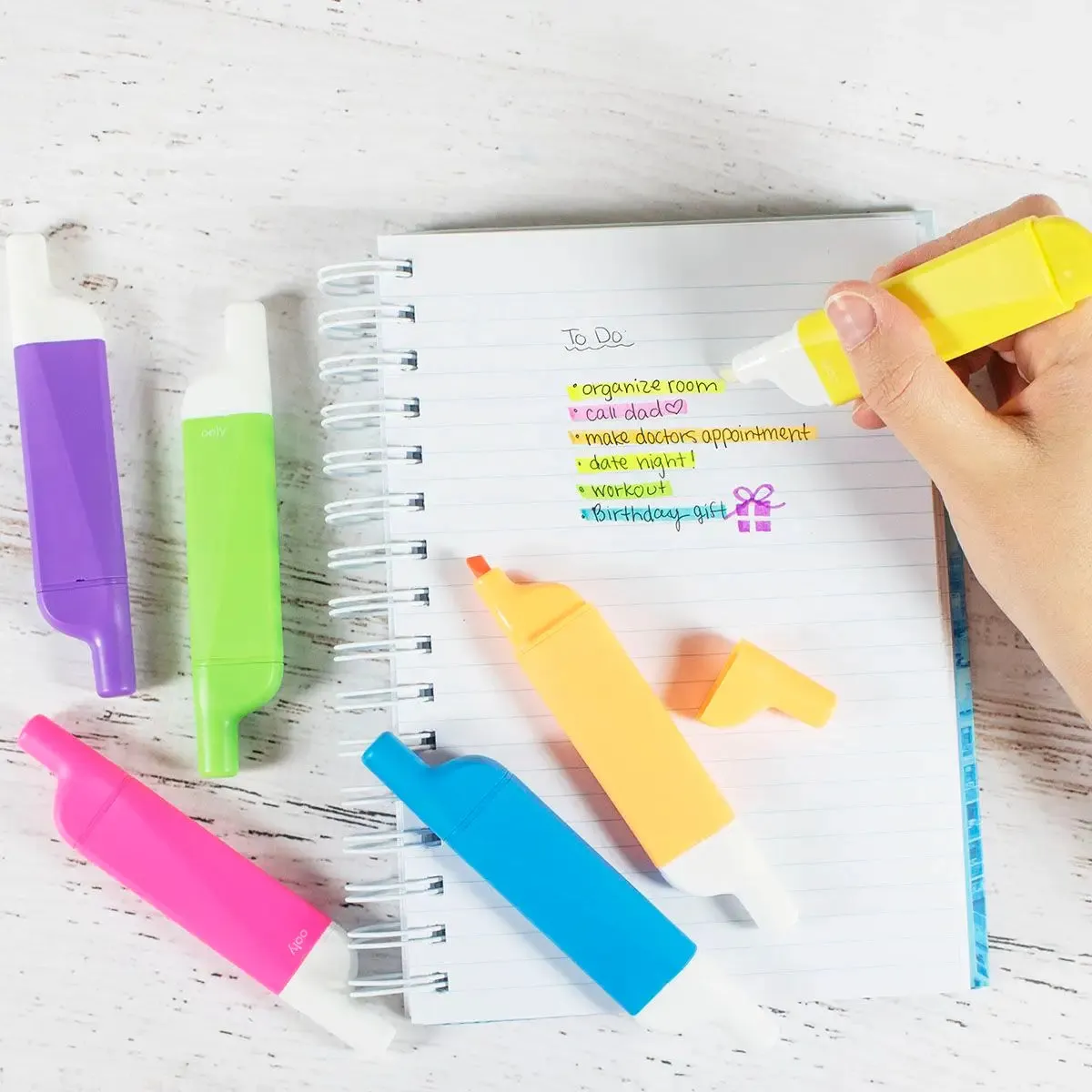 Do-Overs Erasable Highlighters - Set of 6