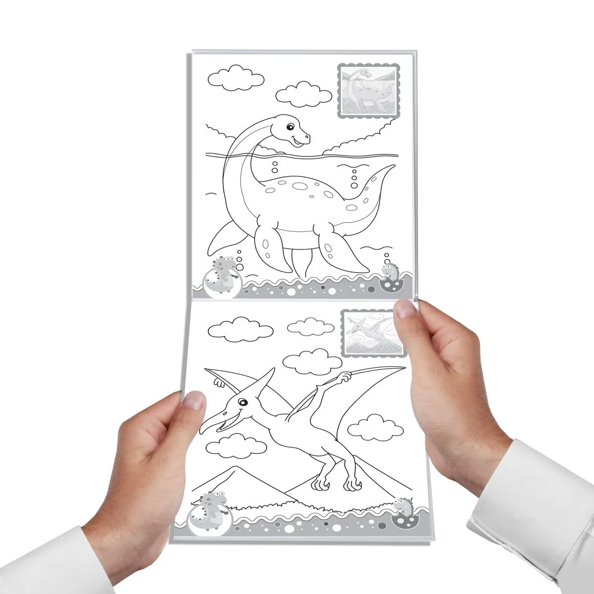 Dreamland Publications Dinosaurs- It's Colour Time With Stickers