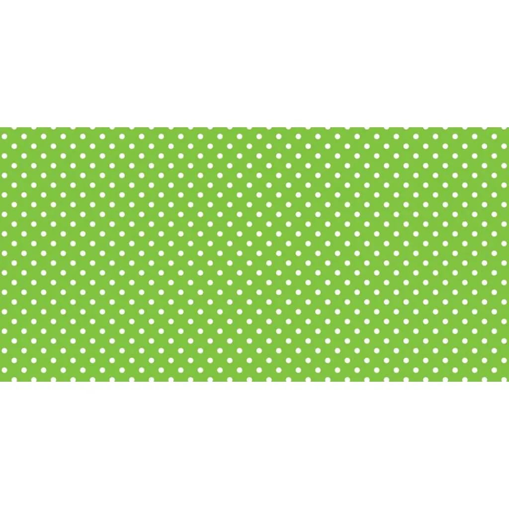 Fadeless Paper 48in x 12ft Classic Dots Lime & White