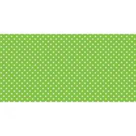 Fadeless Paper 48in x 12ft Classic Dots Lime & White