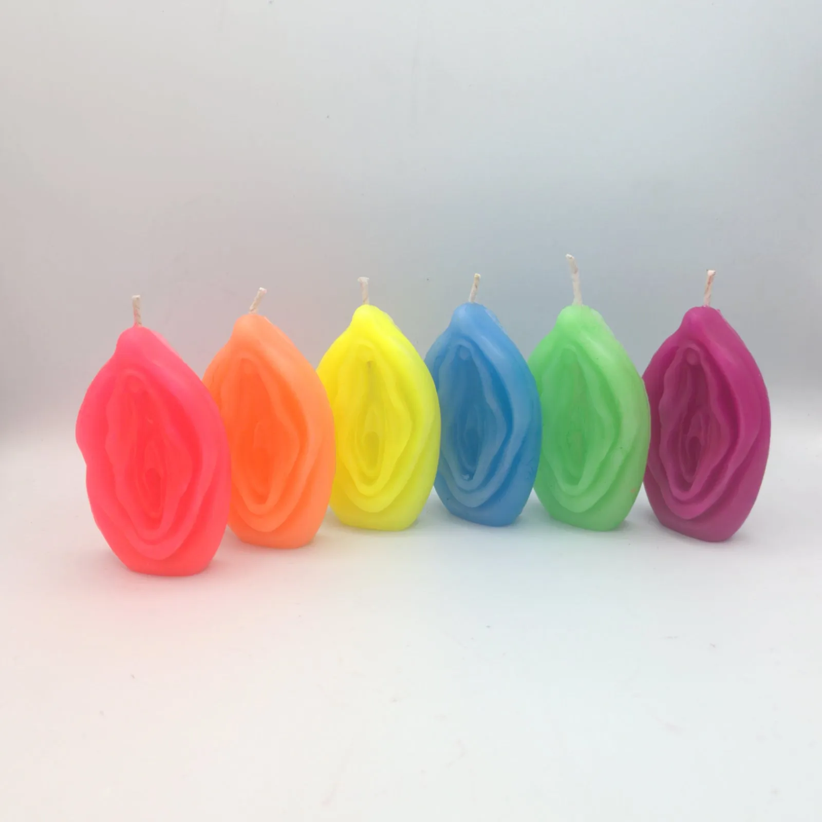 Fiery Vulvas - Wax Play Vulva Candle - Vagina Candle - Cunt Candle