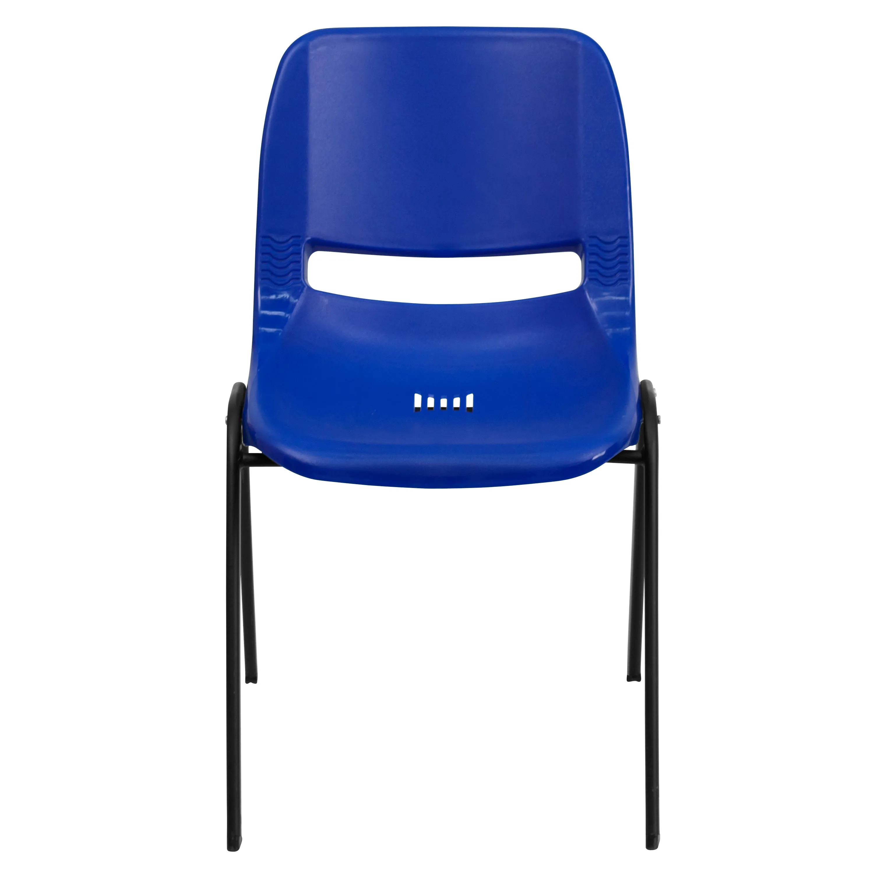 HERCULES Series 440 lb. Capacity Kid's Ergonomic Shell Stack Chair with 12" Seat Height