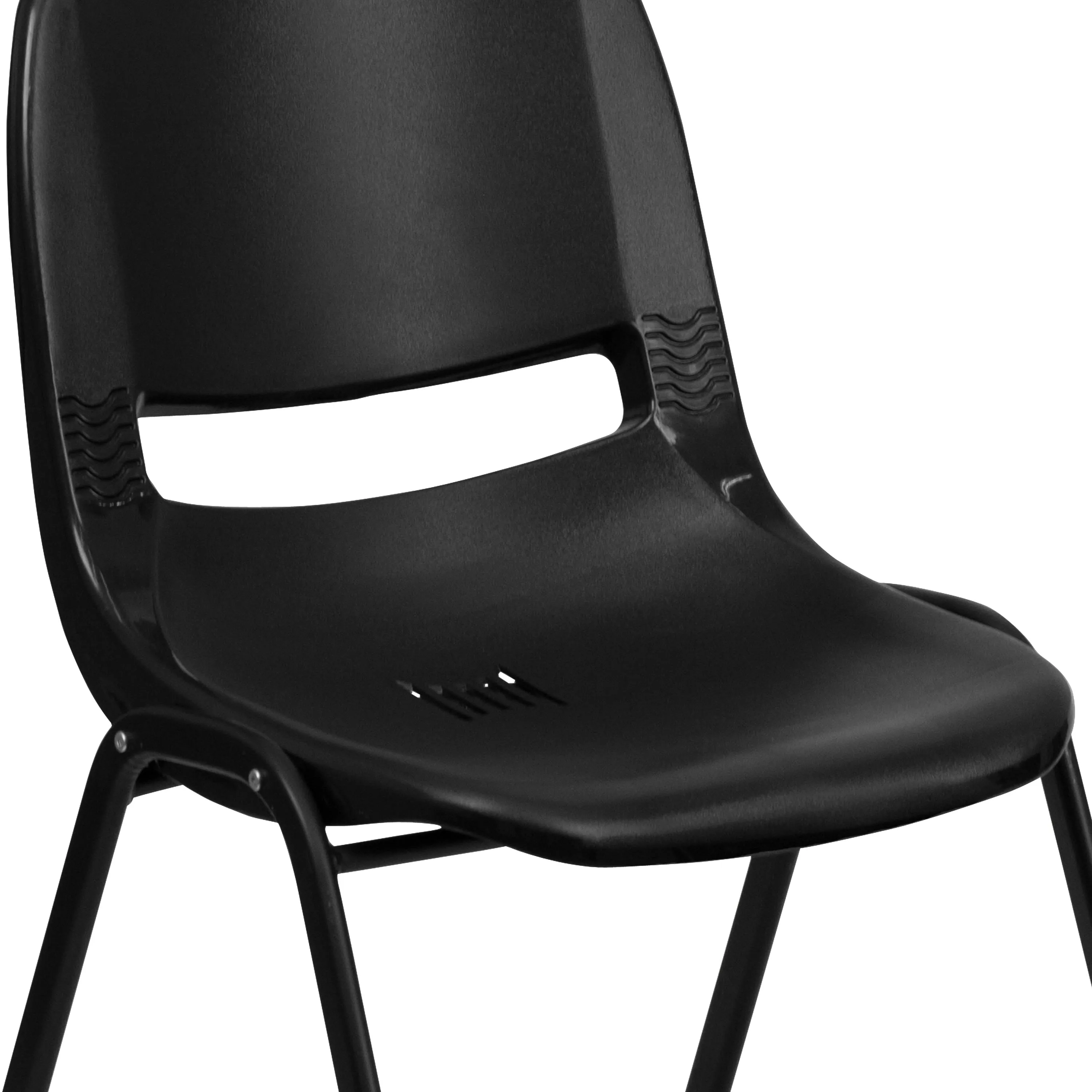 HERCULES Series 440 lb. Capacity Kid's Ergonomic Shell Stack Chair with 12" Seat Height