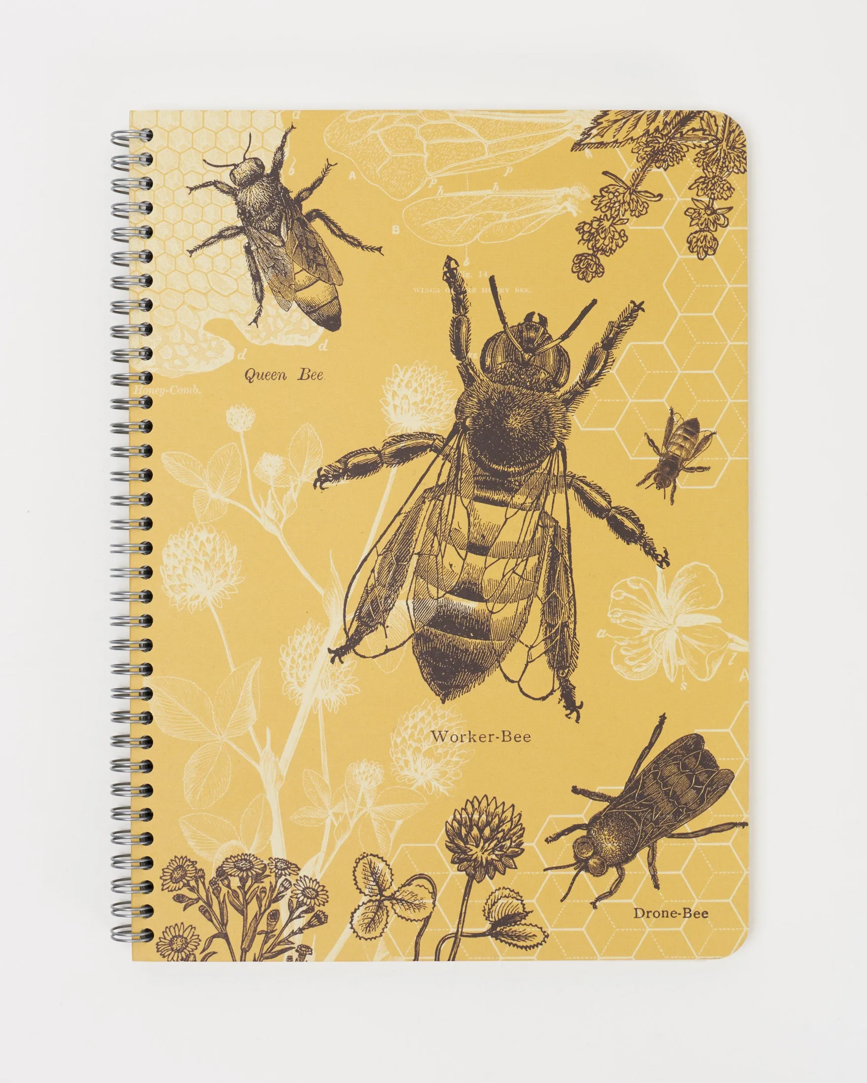 Honey Bee Spiral Notebook