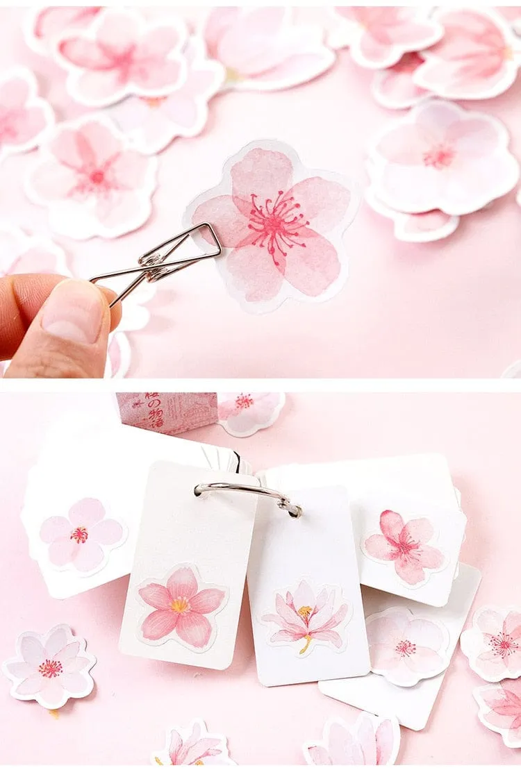 Japanese Sakura Planner Flower Diary Deco