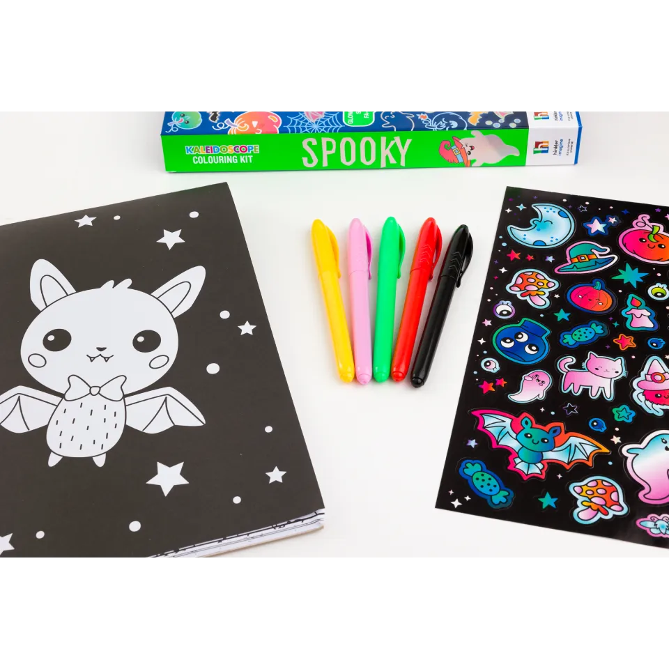 Kaleidoscope Colouring Kit: Spooky Colouring