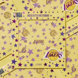 Lakers Glitter Face Stickers