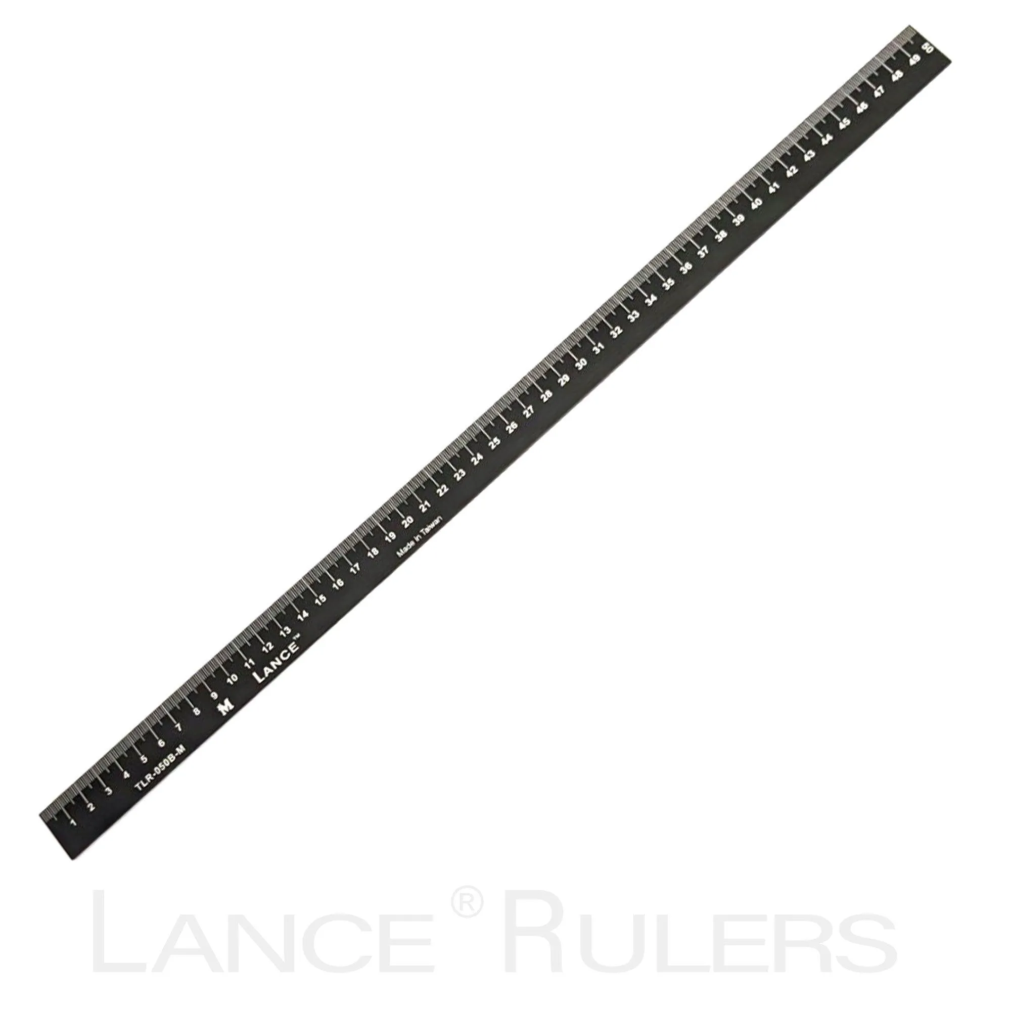 LANCE 200CM LEFT/RIGHT TOP EDGE BLACK METRIC RULE