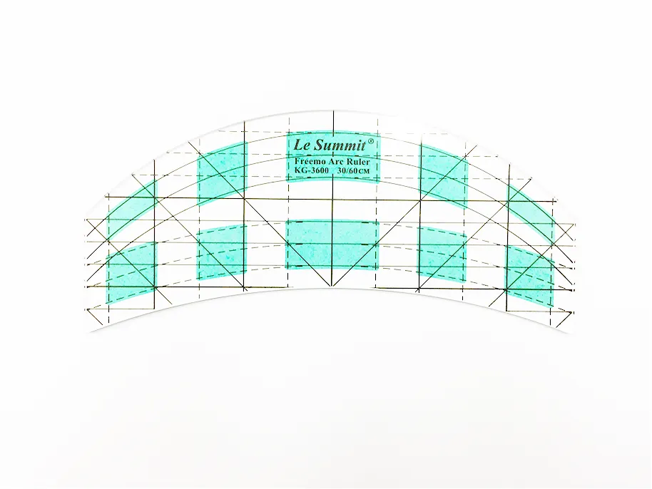 Le Summit Arc Ruler (S) - Quilting Ruler (DS-KG-3600) - 30-60cm