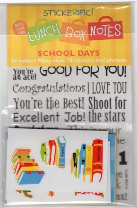 Lunch Box Notes - School Days