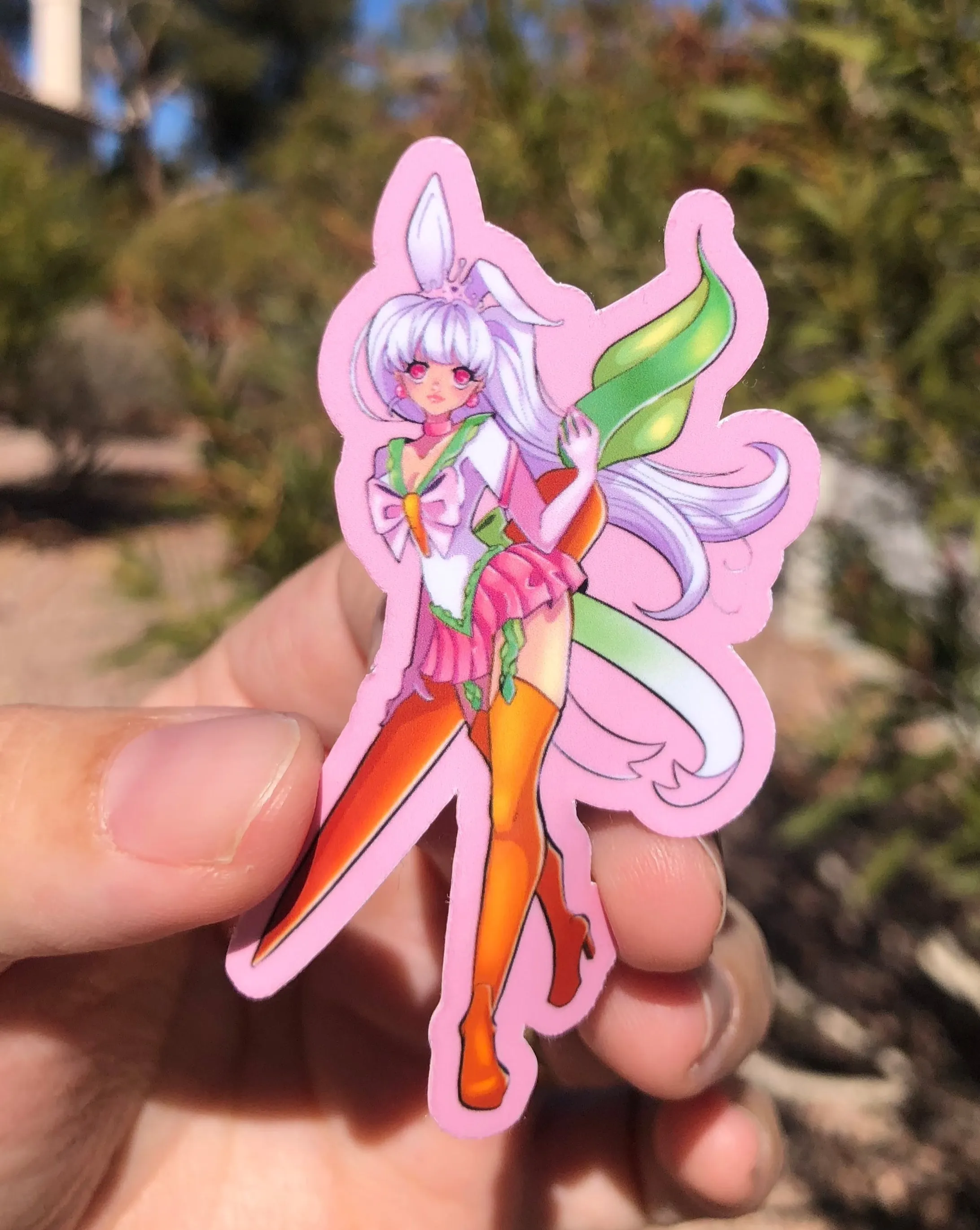 Magical Girl Bunni vinyl sticker