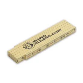 Marshalltown 16646 6' Folding Rule - Brick Spacing - Rhino Rulers