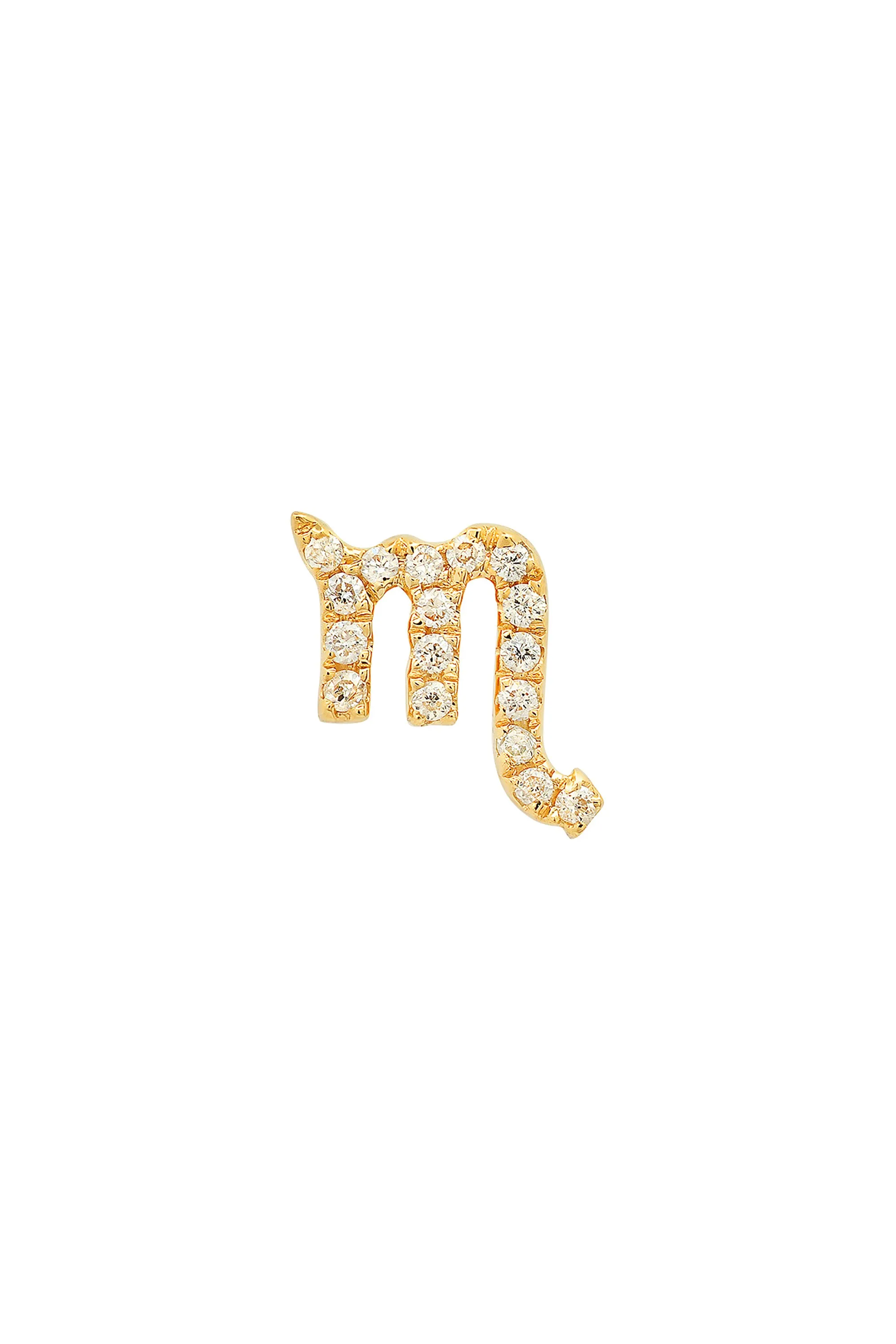 Mini Diamond Scorpio Earring