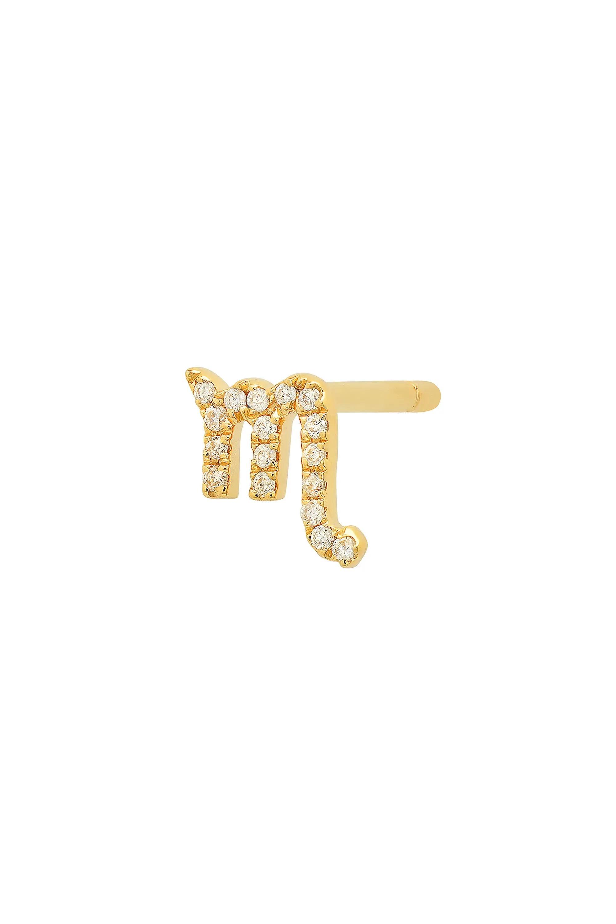 Mini Diamond Scorpio Earring