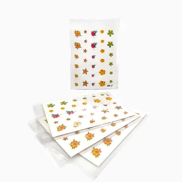 Nail & Toe Stickers - Flowers 1