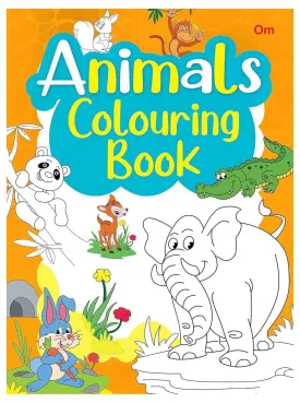 Om Books International Animals Colouring book - Copy Colouring books