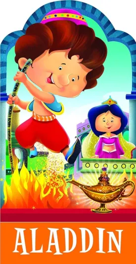 Om Books International  Cutout Books: Aladdin (Fairy Tales)