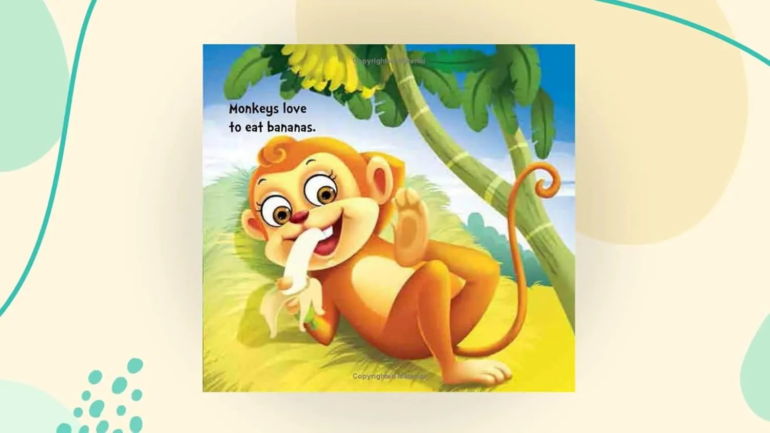 Om Books International Monkey ( Animals and Birds )- Cutout Board Books