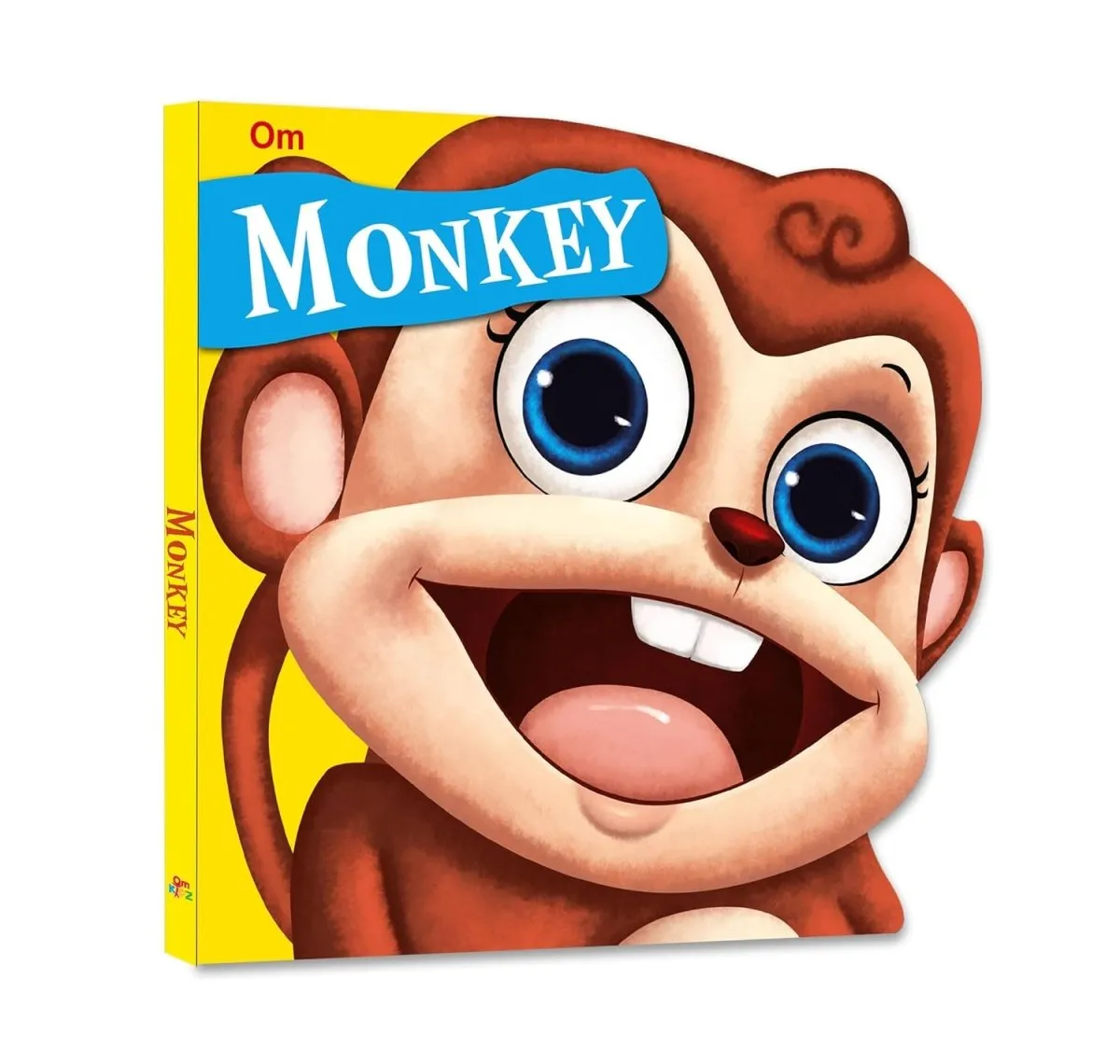 Om Books International Monkey ( Animals and Birds )- Cutout Board Books