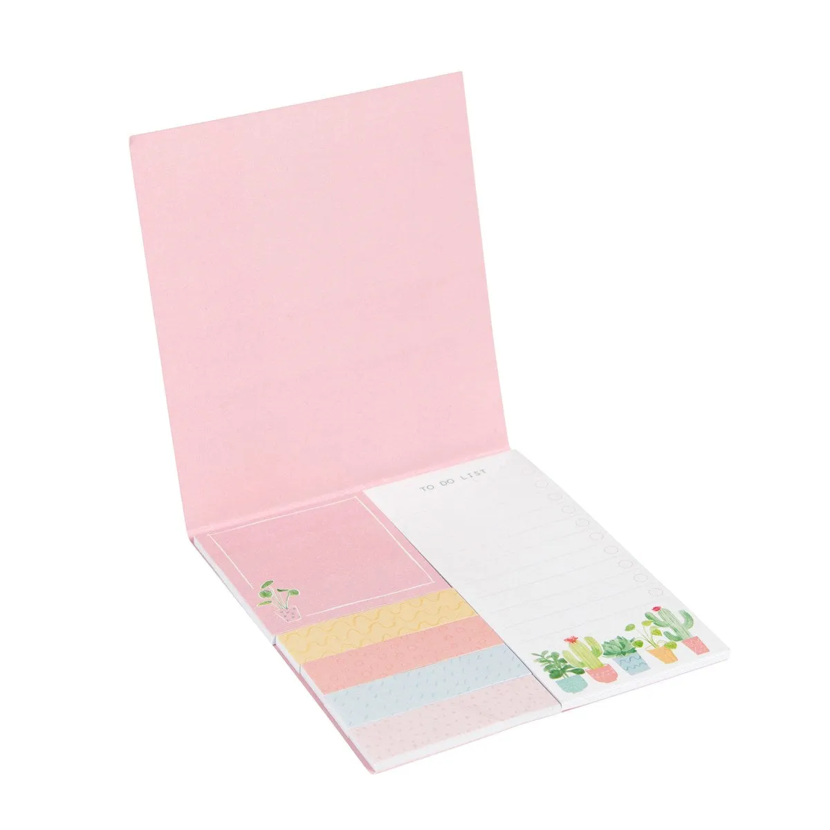 Pastel Cactus Sticky Note Set