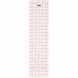 Patchwork Ruler Lineal: Acrylic: 6" x 24"