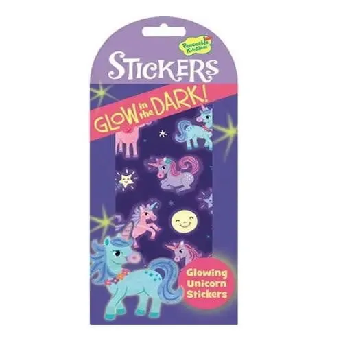 Peaceable Kingdom - Glow in the Dark Unicorn Stickers