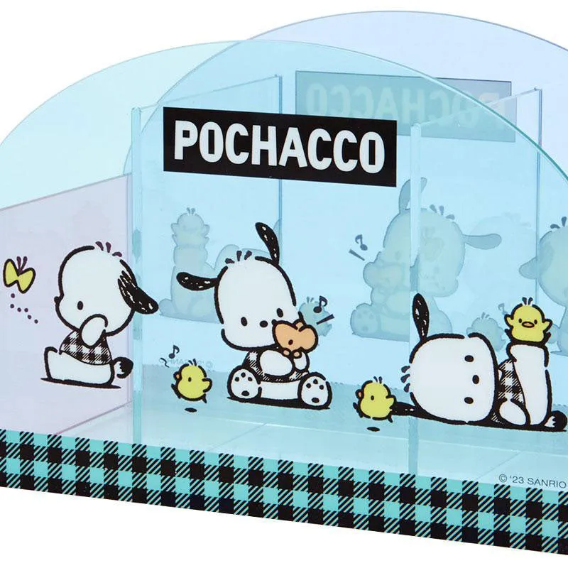 Pochacco Check Design Acrylic Organizer