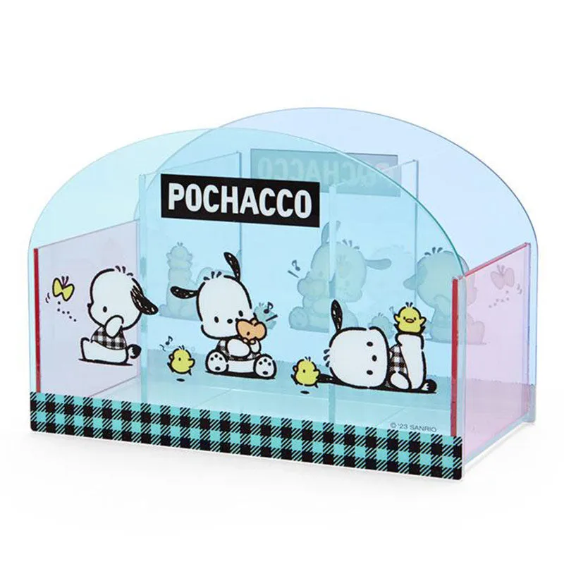 Pochacco Check Design Acrylic Organizer